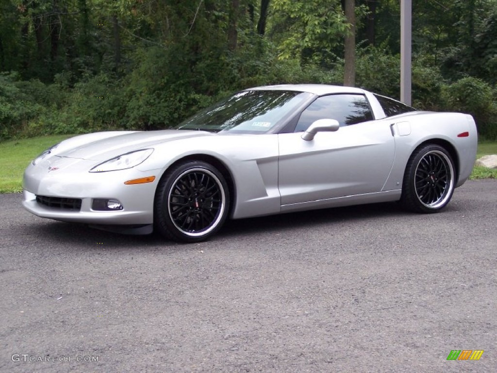 Machine Silver Metallic 2006 Chevrolet Corvette Coupe Exterior Photo #52326306