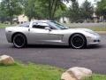 Machine Silver Metallic 2006 Chevrolet Corvette Coupe Exterior