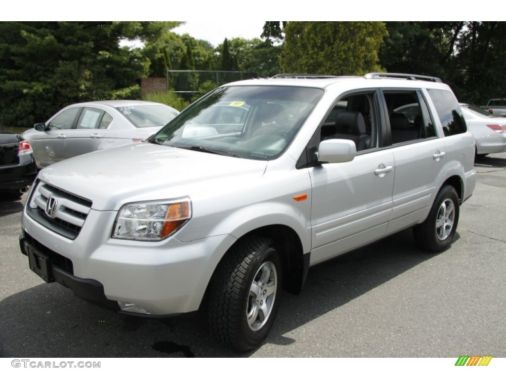 2007 Pilot EX-L 4WD - Billet Silver Metallic / Gray photo #1