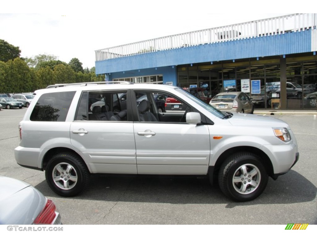 2007 Pilot EX-L 4WD - Billet Silver Metallic / Gray photo #4