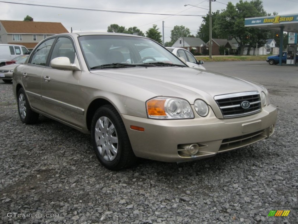 2004 Optima LX - Cream Gold / Beige photo #13