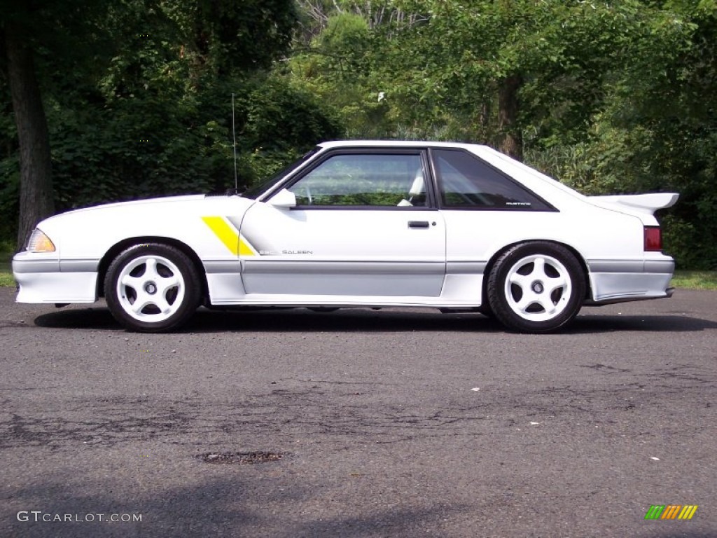Oxford White 1989 Ford Mustang Saleen SSC Fastback Exterior Photo #52328742