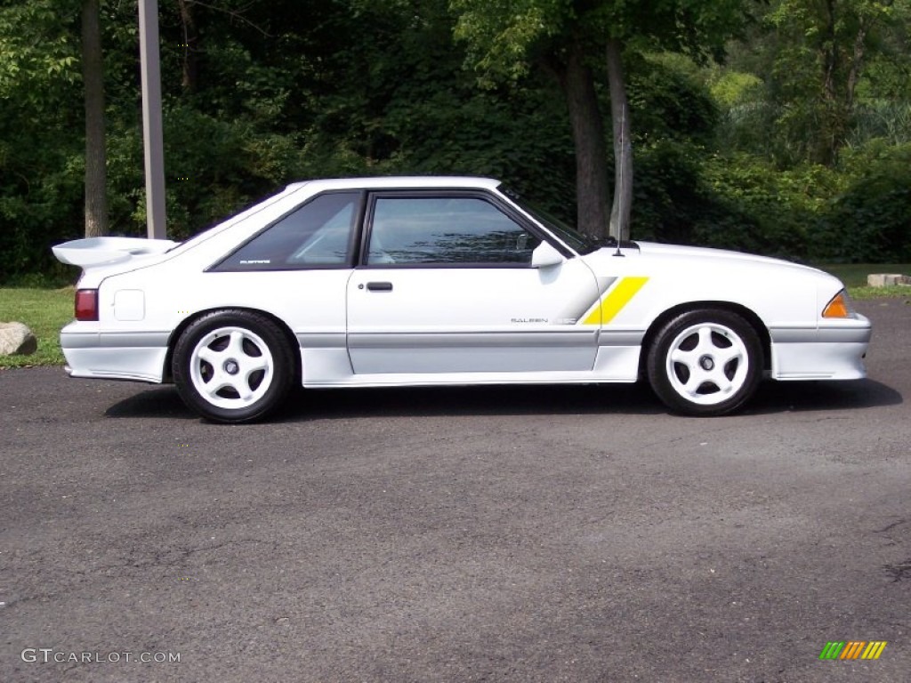 Oxford White 1989 Ford Mustang Saleen SSC Fastback Exterior Photo #52328808