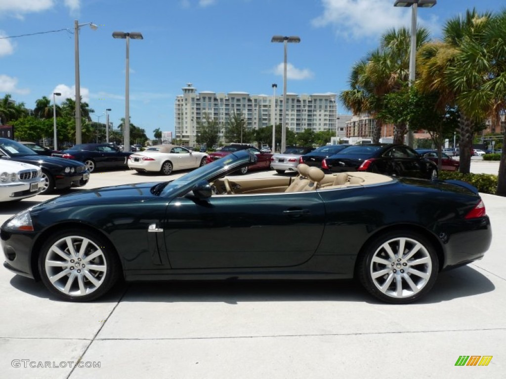 2009 XK XK8 Convertible - Botanical Green / Caramel photo #5