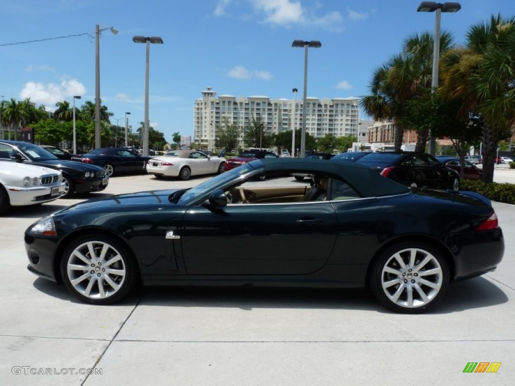 2009 XK XK8 Convertible - Botanical Green / Caramel photo #6