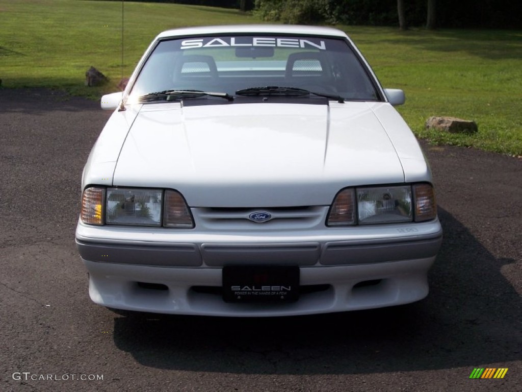 Oxford White 1989 Ford Mustang Saleen SSC Fastback Exterior Photo #52328880