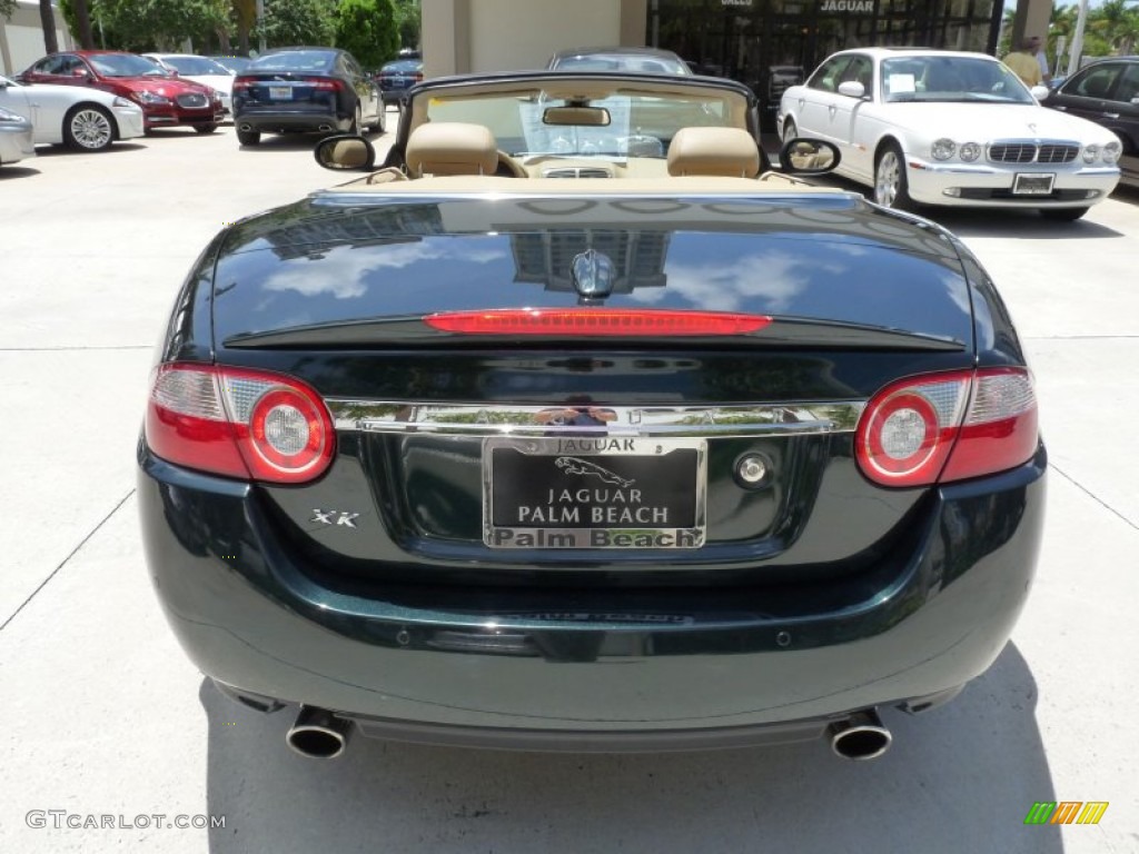 2009 XK XK8 Convertible - Botanical Green / Caramel photo #9