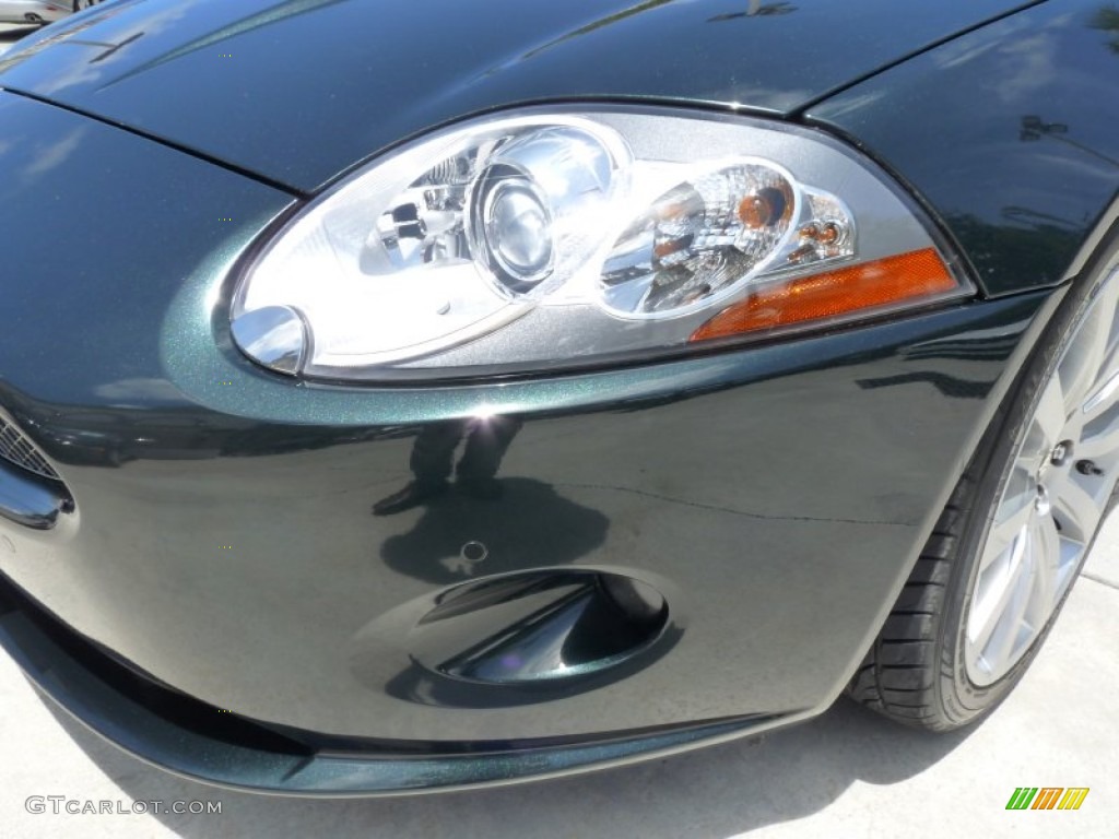 2009 XK XK8 Convertible - Botanical Green / Caramel photo #14