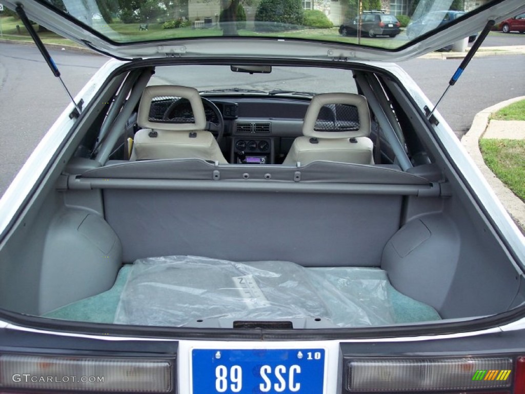 1989 Ford Mustang Saleen SSC Fastback Trunk Photos