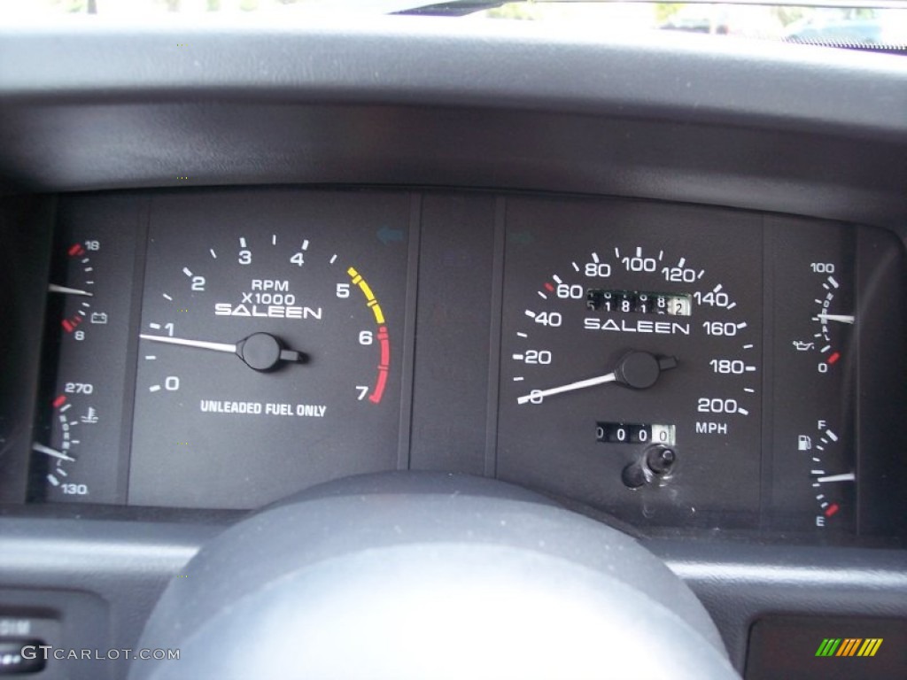 1989 Ford Mustang Saleen SSC Fastback Gauges Photo #52329414