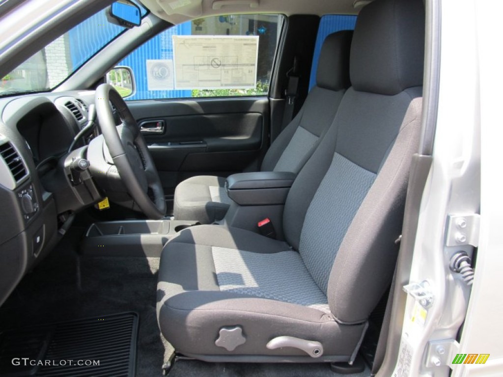 Ebony Interior 2012 Chevrolet Colorado LT Crew Cab 4x4 Photo #52329642