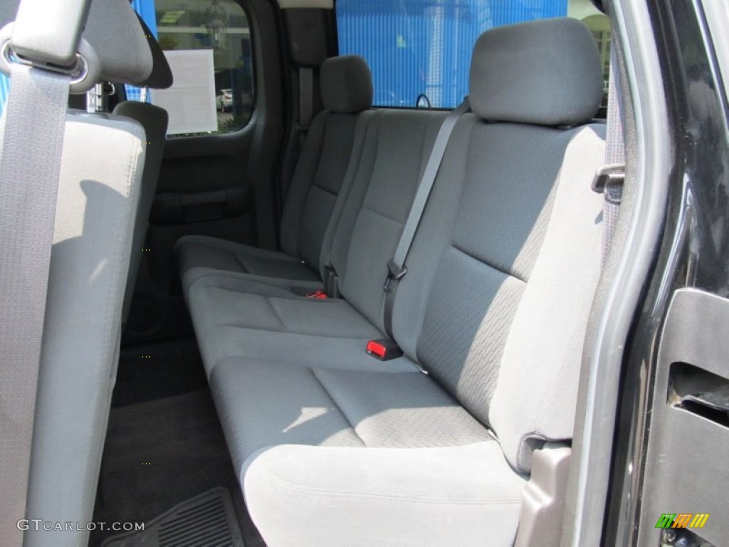 Ebony Interior 2009 Chevrolet Silverado 1500 LT Extended Cab 4x4 Photo #52329900