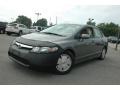 Galaxy Gray Metallic - Civic Hybrid Sedan Photo No. 3