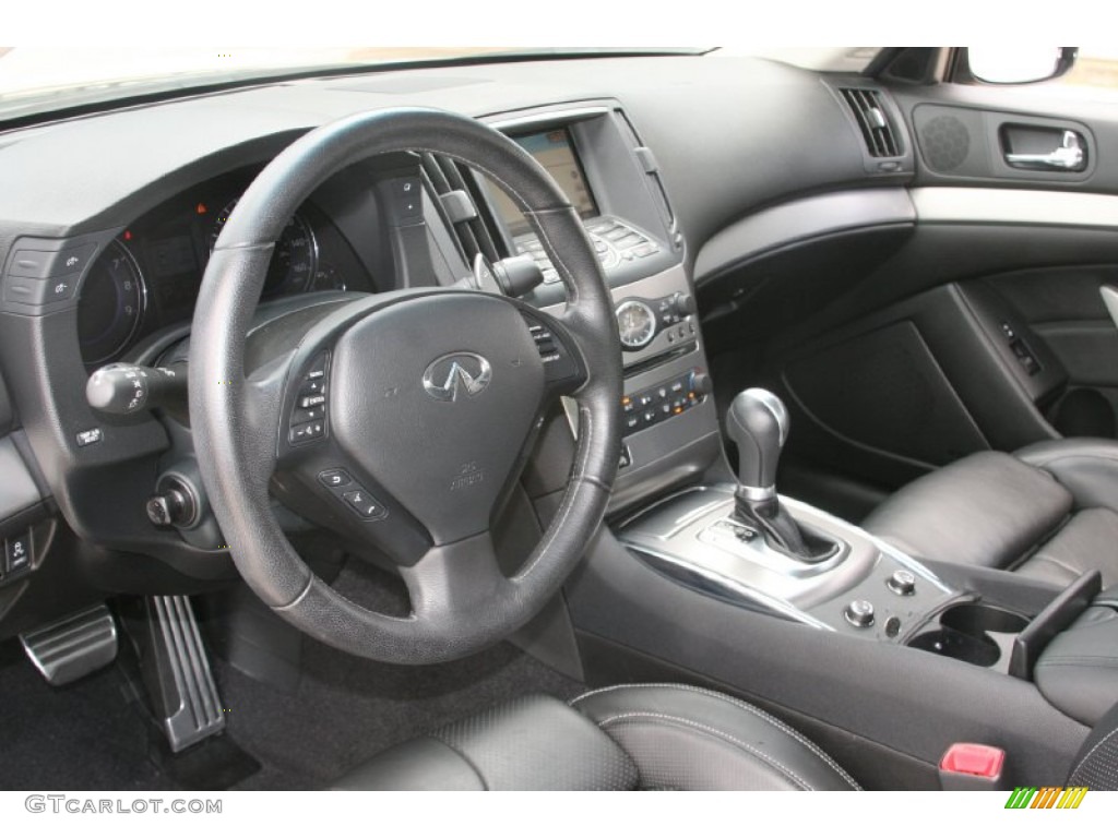Graphite Interior 2010 Infiniti G 37 S Sport Coupe Photo #52330497