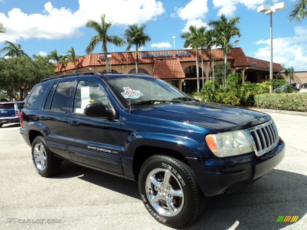 2004 Grand Cherokee Limited - Midnight Blue Pearl / Taupe photo #1