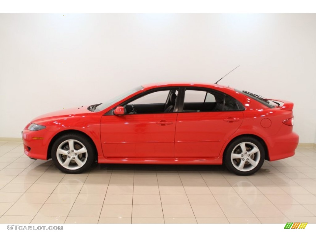 Volcanic Red 2005 Mazda MAZDA6 i Sport Hatchback Exterior Photo #52331475
