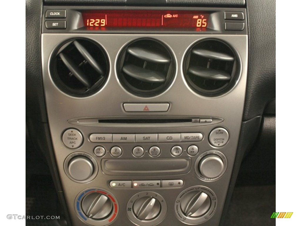 2005 MAZDA6 i Sport Hatchback - Volcanic Red / Black photo #10