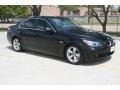 Jet Black - 5 Series 525i Sedan Photo No. 6