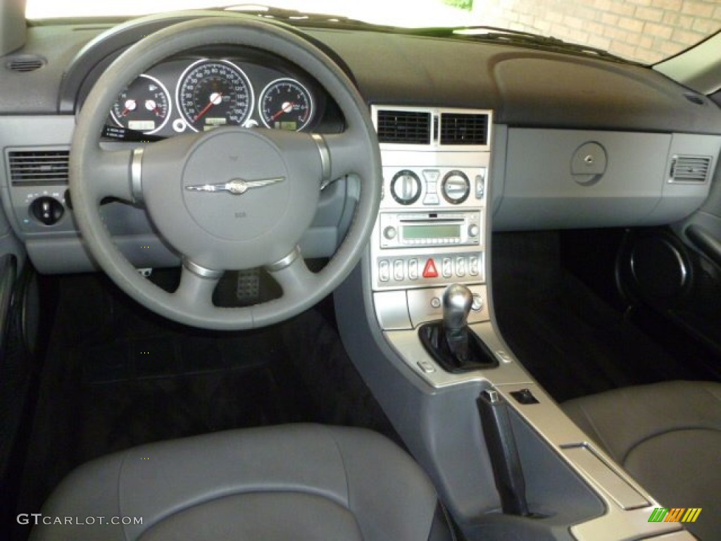 2004 Chrysler Crossfire Limited Coupe Dark Slate Gray/Medium Slate Gray Dashboard Photo #52332612