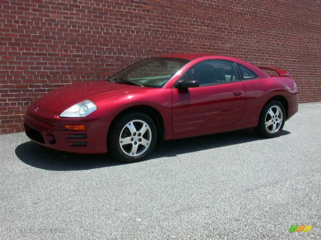 2003 Eclipse GS Coupe - Ultra Red Pearl / Sand Blast photo #1