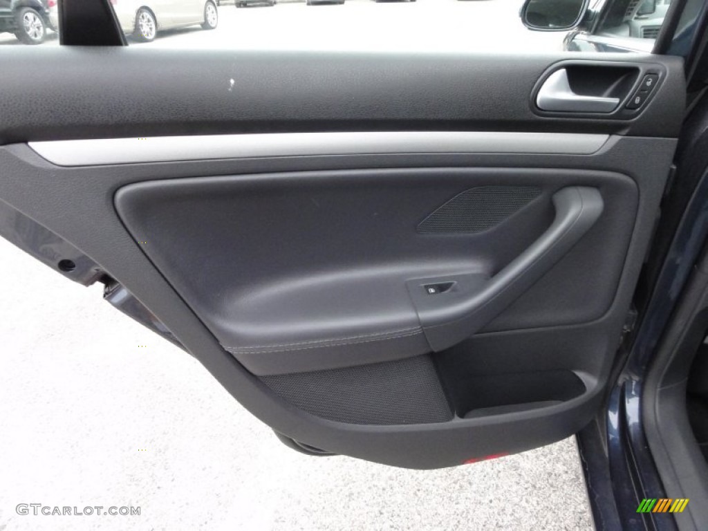 2006 Volkswagen Jetta TDI Sedan Anthracite Black Door Panel Photo #52332759