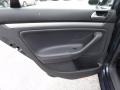 Anthracite Black 2006 Volkswagen Jetta TDI Sedan Door Panel