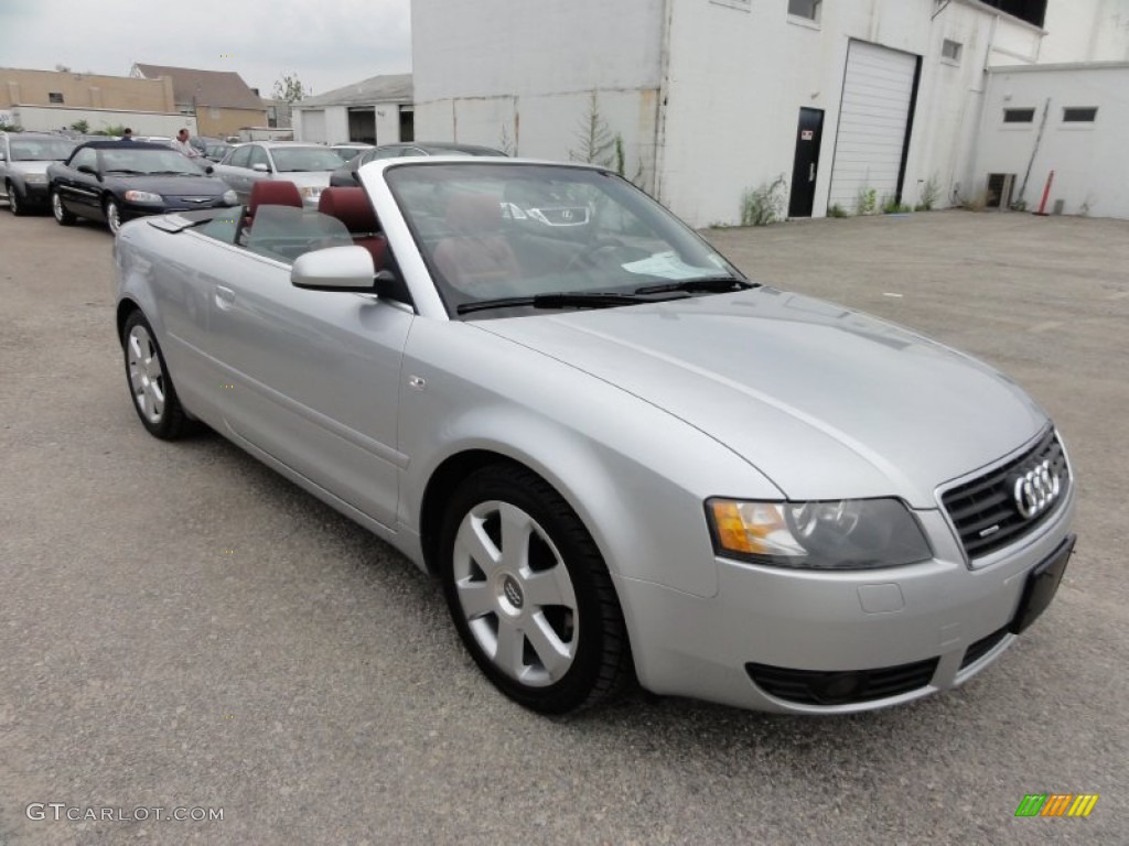 Light Silver Metallic 2005 Audi A4 3.0 quattro Cabriolet Exterior Photo #52333191