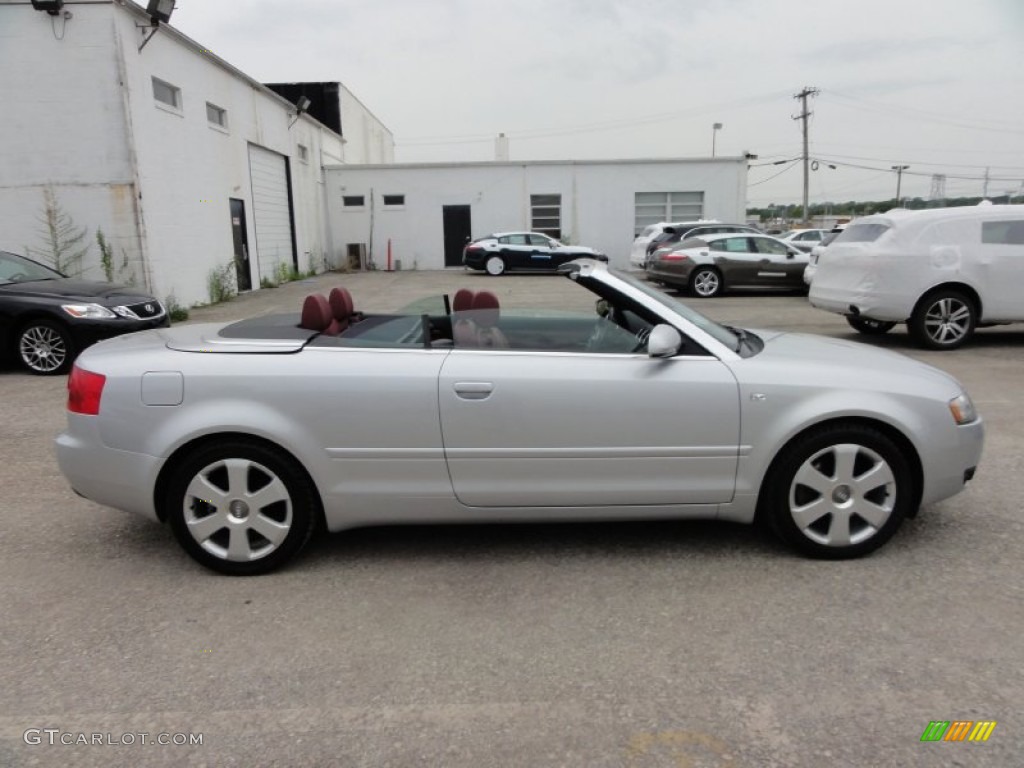 Light Silver Metallic 2005 Audi A4 3.0 quattro Cabriolet Exterior Photo #52333236