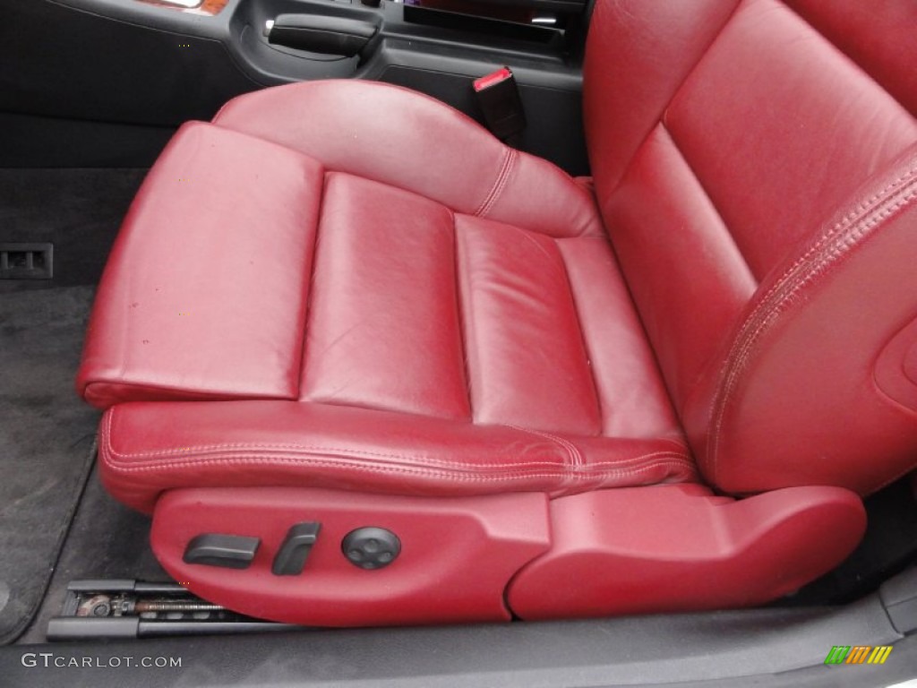 Red Interior 2005 Audi A4 3.0 quattro Cabriolet Photo #52333383