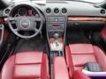 Red 2005 Audi A4 3.0 quattro Cabriolet Dashboard