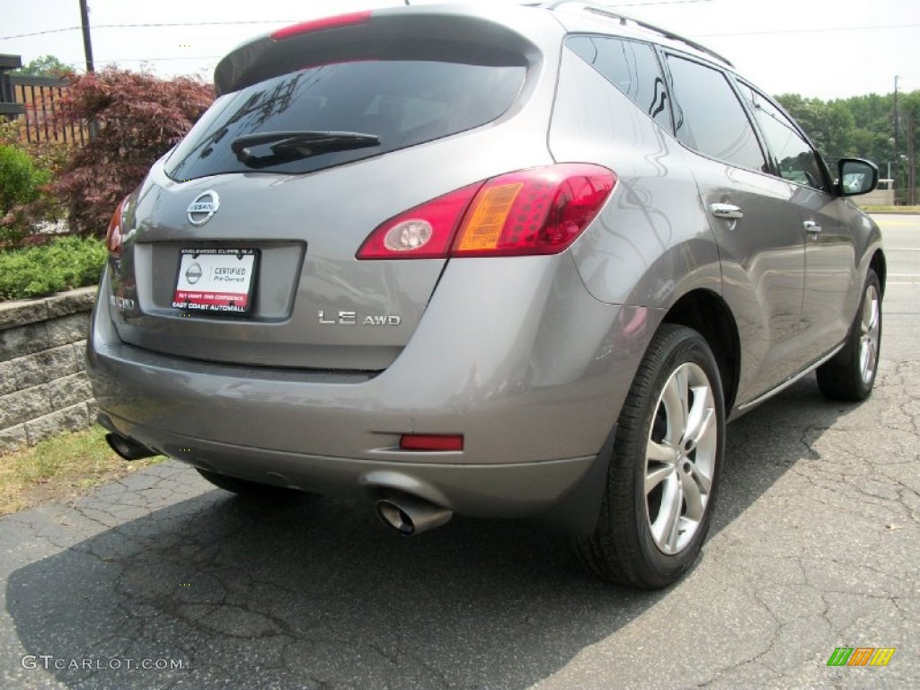 2009 Murano LE AWD - Platinum Graphite Metallic / Black photo #4