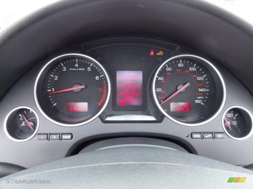 2005 Audi A4 3.0 quattro Cabriolet Gauges Photo #52333707