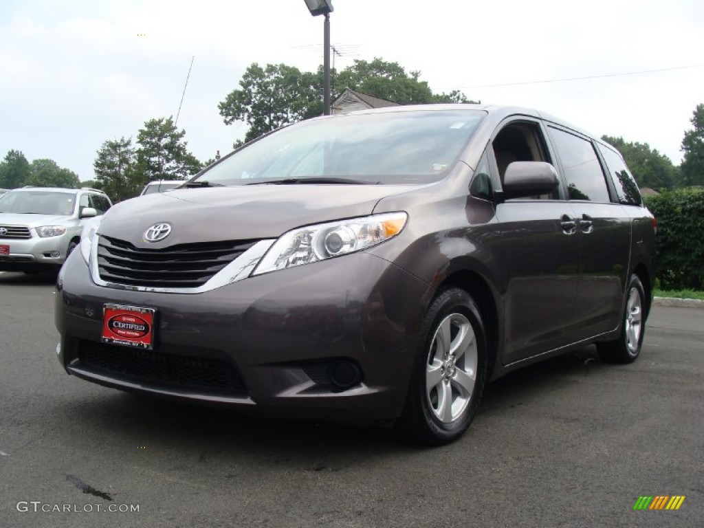 2011 Sienna LE - Predawn Gray Mica / Bisque photo #1