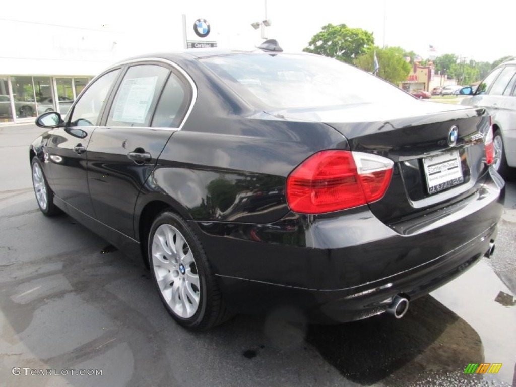 2008 3 Series 335xi Sedan - Jet Black / Black photo #3