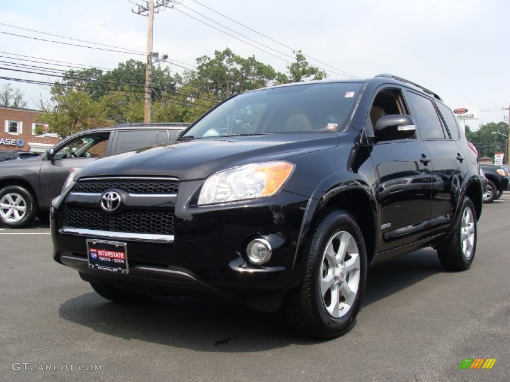 2011 RAV4 Limited 4WD - Black / Sand Beige photo #1