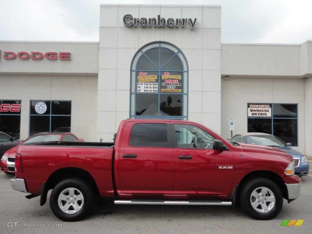 Inferno Red Crystal Pearl Dodge Ram 1500