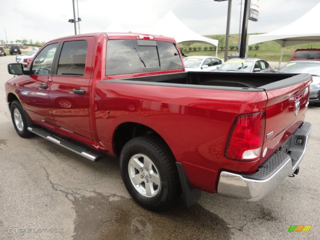 Inferno Red Crystal Pearl 2009 Dodge Ram 1500 SLT Crew Cab 4x4 Exterior Photo #52334637