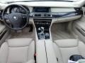 2010 BMW 7 Series Champagne Full Merino Leather Interior Dashboard Photo