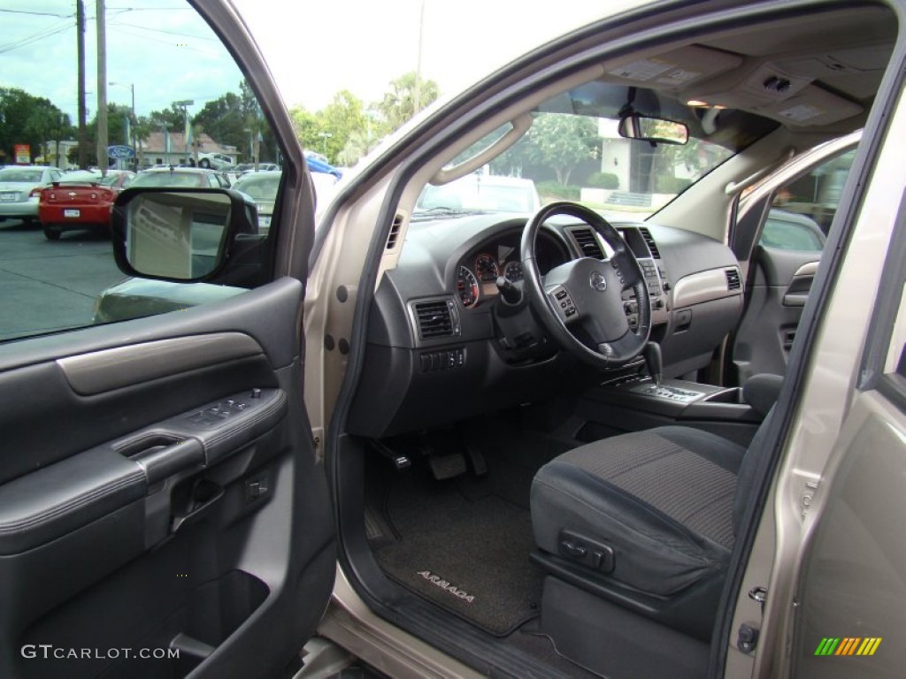 Charcoal Interior 2008 Nissan Armada SE Photo #52335861