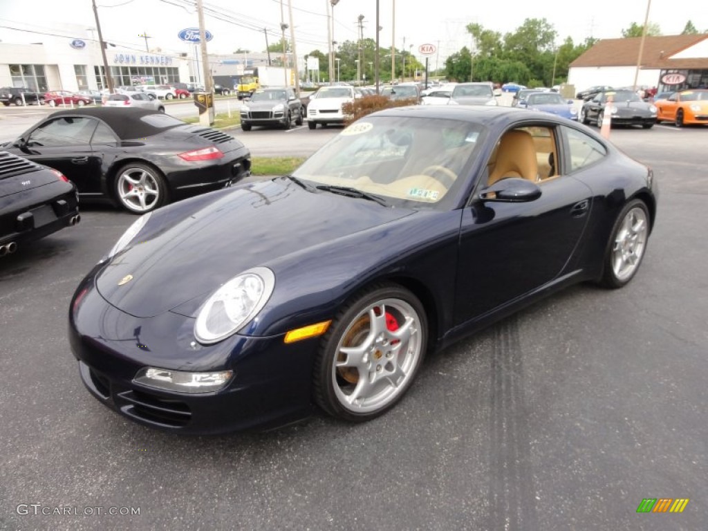 Midnight Blue Metallic 2008 Porsche 911 Carrera S Coupe Exterior Photo #52336140