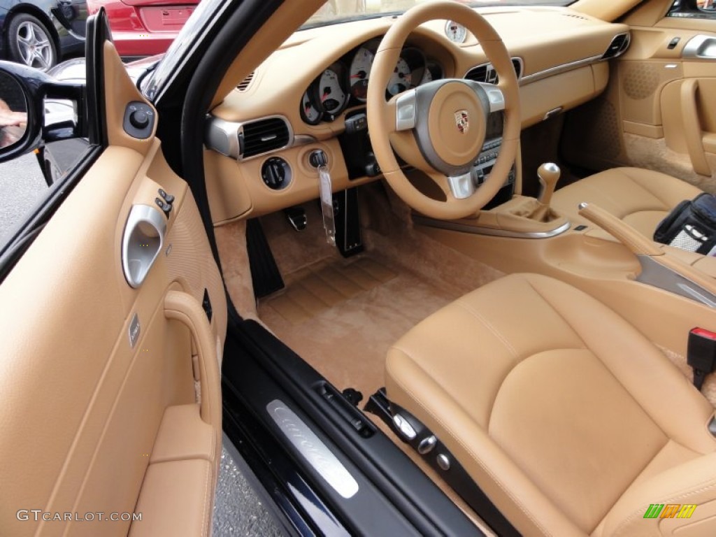 Sand Beige Interior 2008 Porsche 911 Carrera S Coupe Photo #52336320