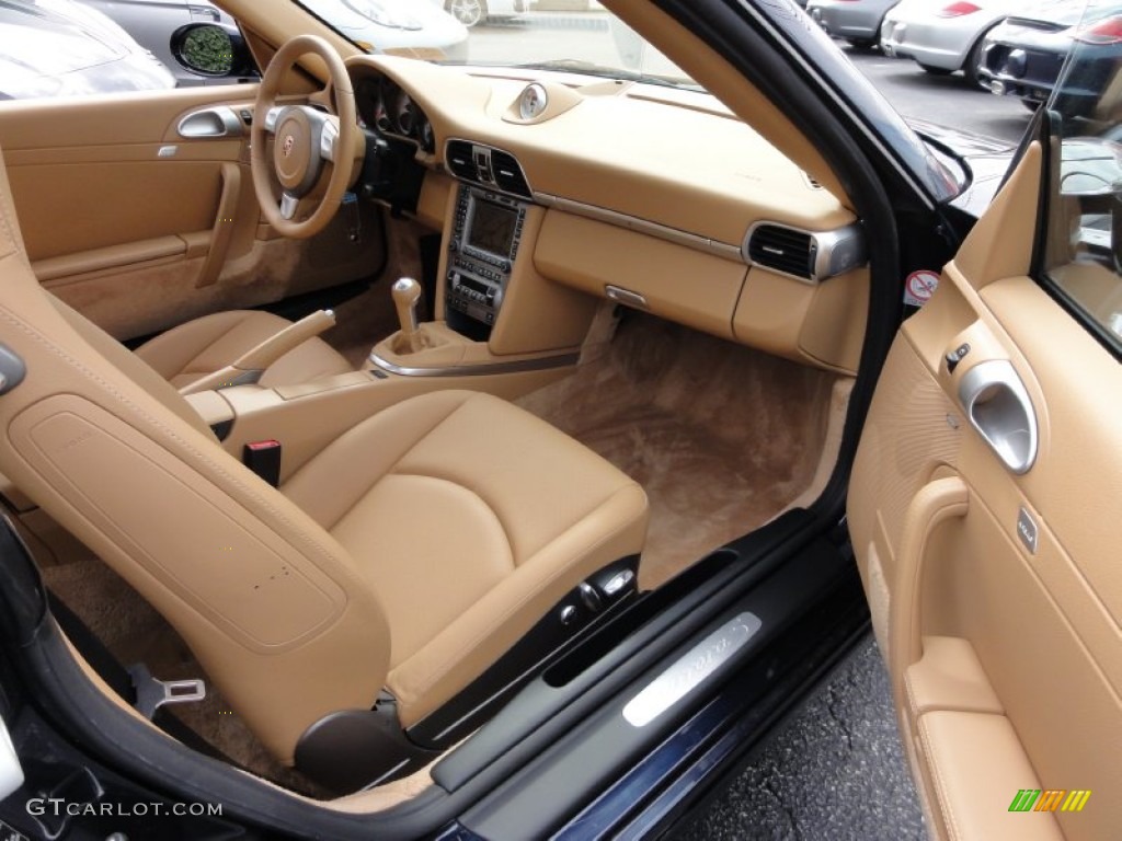 2008 911 Carrera S Coupe - Midnight Blue Metallic / Sand Beige photo #17