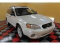 2007 Satin White Pearl Subaru Outback 2.5i Wagon  photo #1