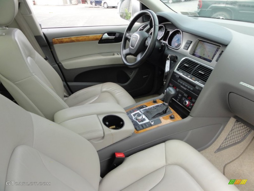 Limestone Grey Interior 2007 Audi Q7 3.6 Premium quattro Photo #52336980