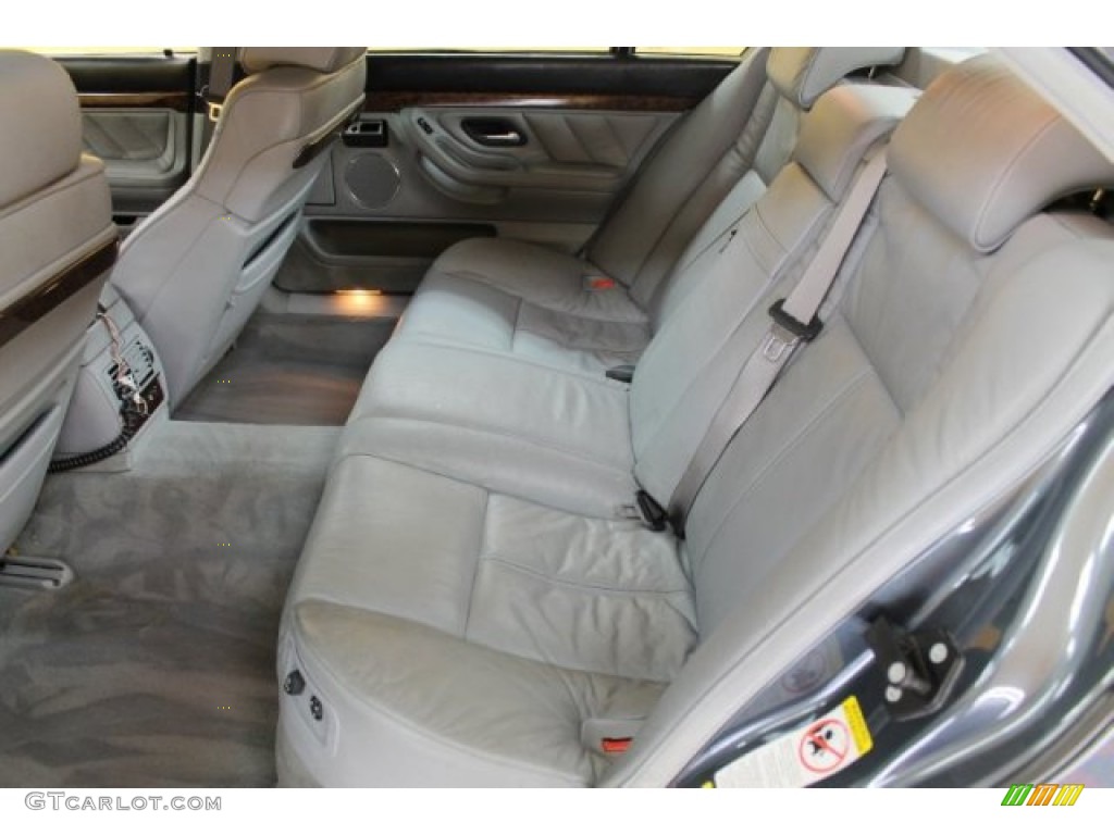 Grey Interior 2000 BMW 7 Series 750iL Sedan Photo #52338219