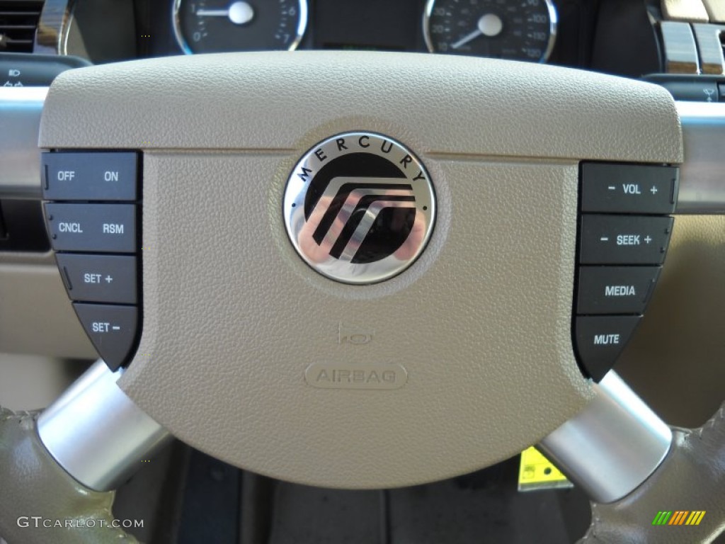 2007 Mercury Montego Standard Montego Model Pebble Steering Wheel Photo #52339665