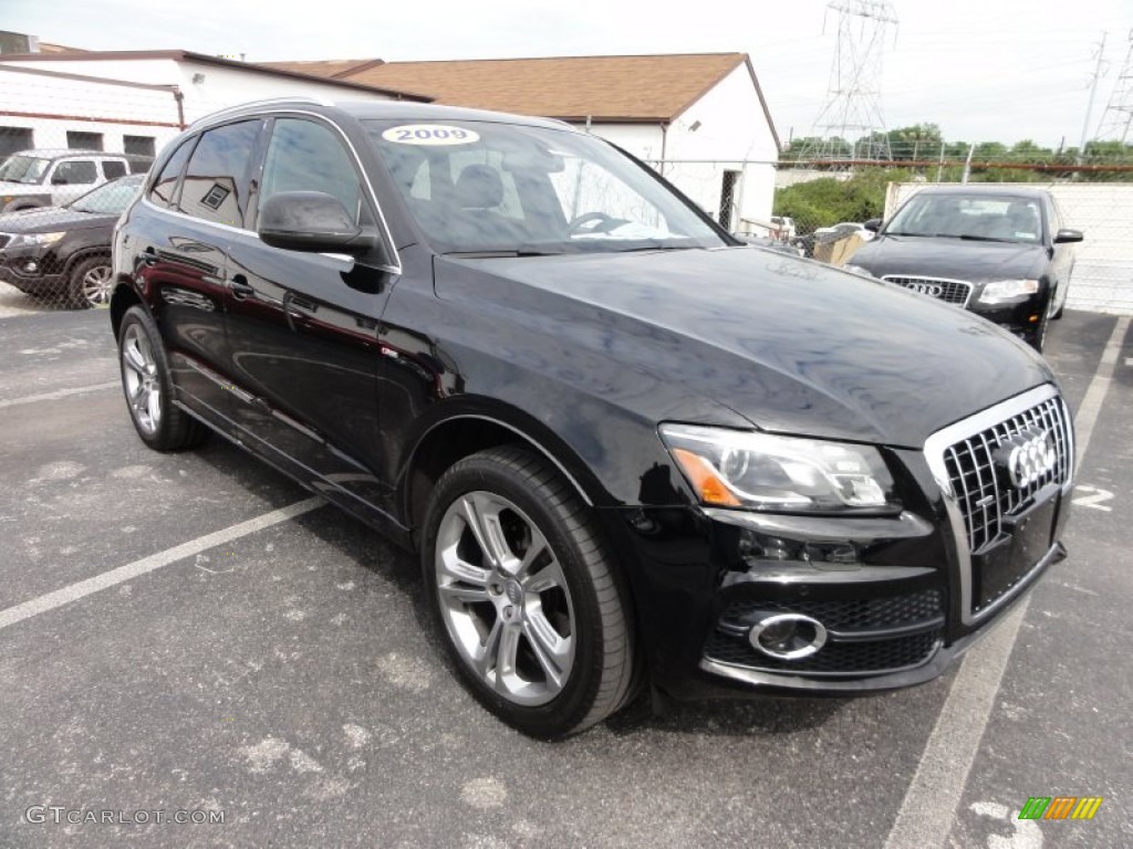 2009 Q5 3.2 Premium Plus quattro - Brilliant Black / Black photo #4