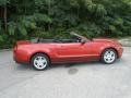 2010 Red Candy Metallic Ford Mustang V6 Convertible  photo #2