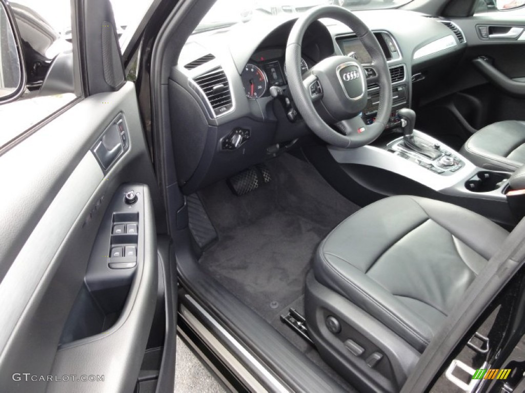 Black Interior 2009 Audi Q5 3.2 Premium Plus quattro Photo #52339941