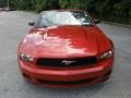 2010 Red Candy Metallic Ford Mustang V6 Convertible  photo #14